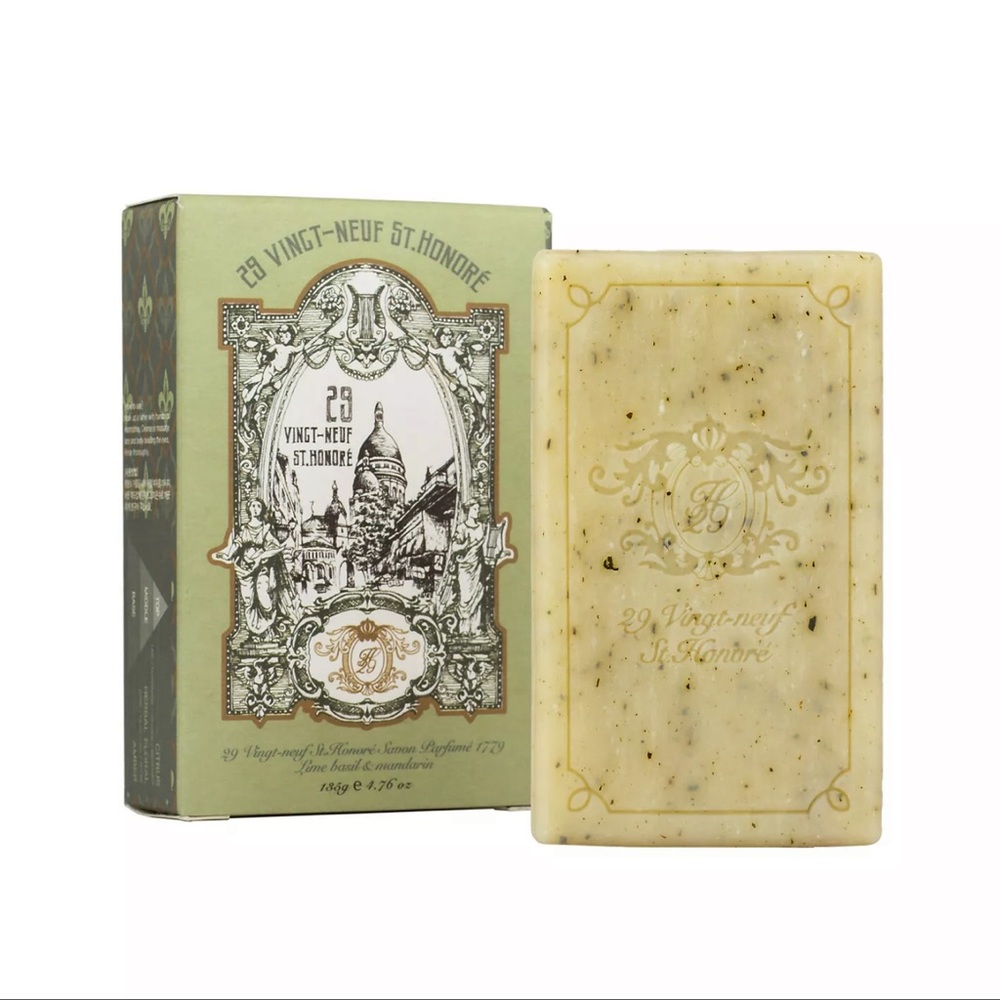 Lime, Basil, & Mandarin Bar Soap